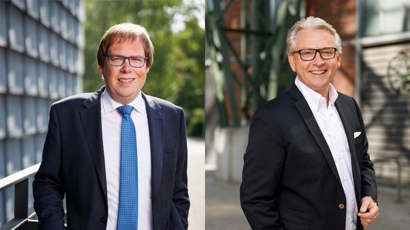 Dr. Stefan Jox, stellv. Fraktionsvorsitzender (li.) und Marcus Stawars, sozialpolitischer Sprecher der CDU-Ratsfraktion (re.)